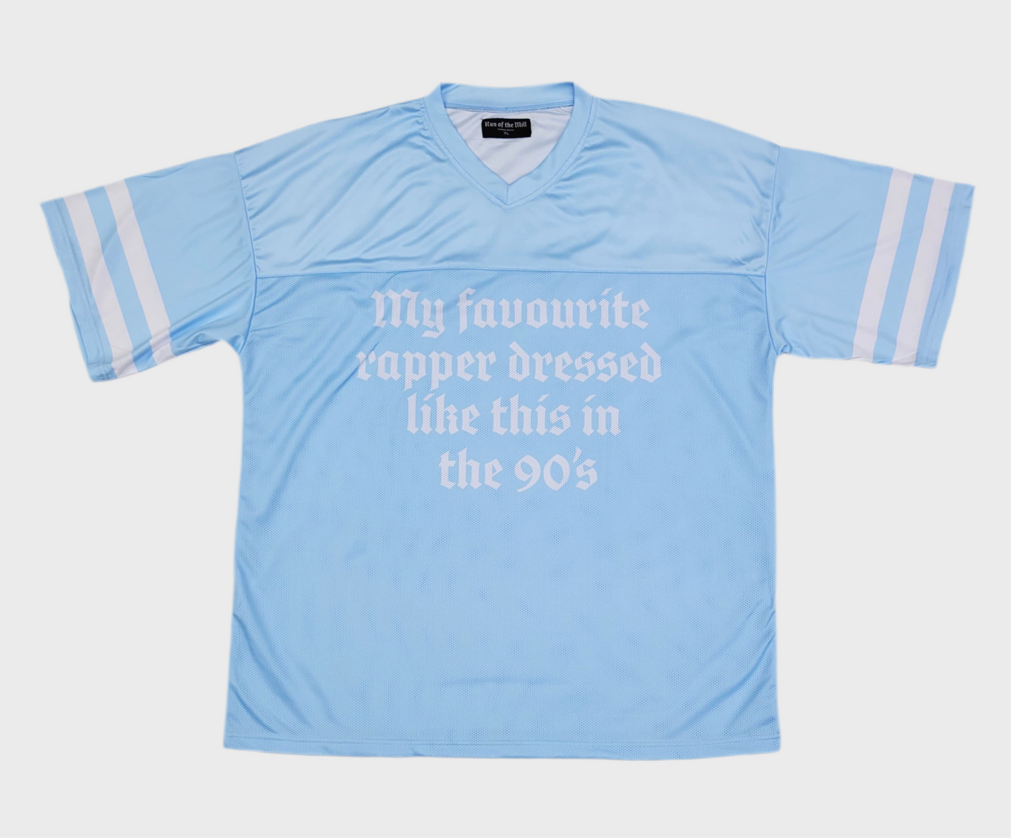 Light Blue “My Favourite Rapper” Football Jersey