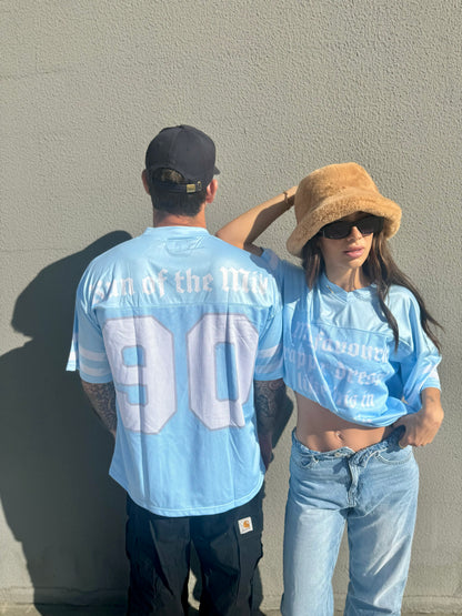 Light Blue “My Favourite Rapper” Football Jersey