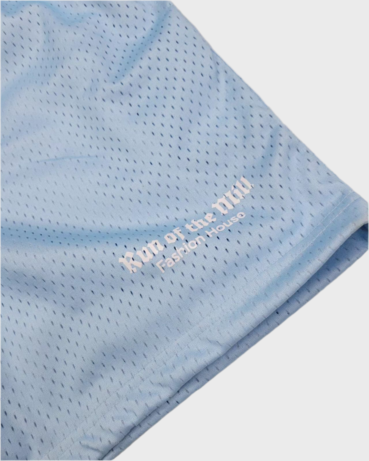 Light Blue Mesh Shorts